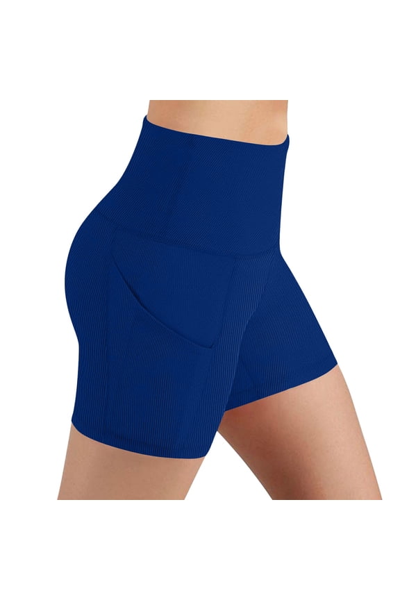 Yoga High Waist Athletic Shorts Pocket High-waist Hip Stretch Underpants Running Fitness Outdoor Activity Gear
