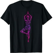Yoga Icon Tshirt Yoga Practicioner Yoga Position Girls Yoga T-Shirt