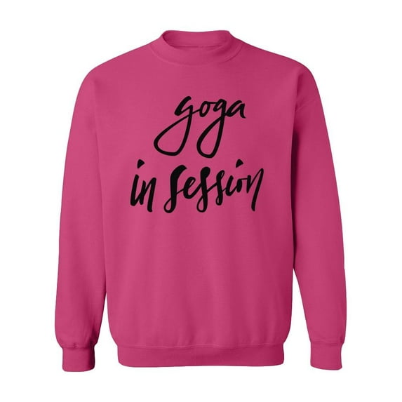 Yoga In Session. Sweatshirt Women -Image by Shutterstock, Female Small