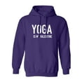 thumbnail image 1 of Yoga Is My Valentine Adult Hooded Sweatshirt, 1 of 2