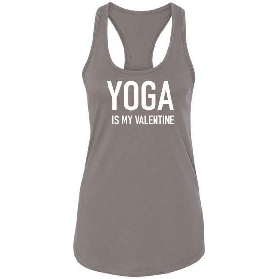 Yoga Is My Valentine Racerback Tank