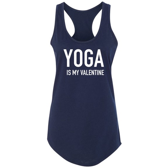 Yoga Is My Valentine Racerback Tank