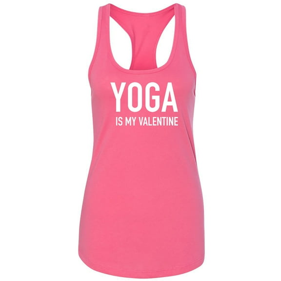 Yoga Is My Valentine Racerback Tank