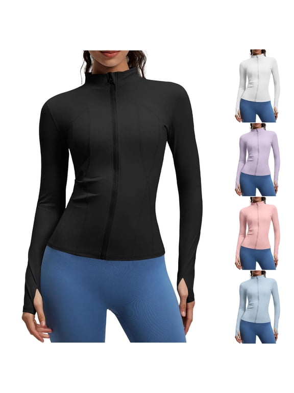 Yoga Jacket Women Naked Feel Yoga Wear Fitted Outerwear Tight Sport Top For Training Running Fitness Jacket For Active Warm Up Spring Jackets For Women