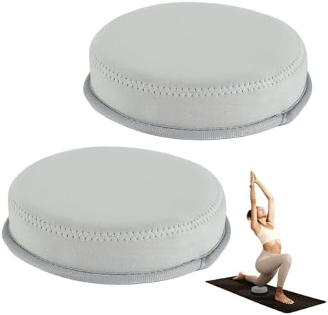 Yoga Knee Pad, 1.57 Inch Thick, Memory Foam and EPE Foam, Waterproof and Non-Slip, for Knees Elbows Wrist Hands Head Yoga Pilates Work Out Kneeling Pad, Exercise Mat 2