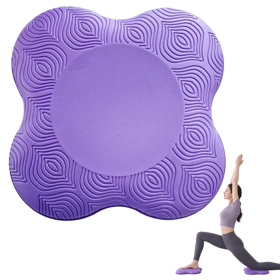 Yoga Knee Pad 2 Pack Extra Thick TPE Non-Slip Cushion for Knees Elbows Wrists Fitness