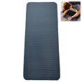 thumbnail image 1 of Yoga Knee Pad Cushion, 24 x 9.8 in Mini Yoga Mat, Odor-Free NBR Workout Mat Small Exercise Mat for Yoga, Pilates, Kneeling, Planks & Home Gym - Black, 1 of 2