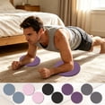 thumbnail image 1 of Yoga Knee Pads Extra Thick 10mm High Density Foam Supportive Non-Slip 7in for Fitness Kneeling Elbow Protection Black Navy Pink Purple Gray by MPOISVA, 1 of 7