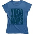 thumbnail image 1 of Yoga Kombucha Naps Queen Nap Sleepy Morning Person Fitness Gym Fashion Tee, 1 of 4