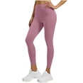 thumbnail image 1 of Yoga Leggings for Women High Waist Solid Color Womens Tights Lightweight Workout Joggers Casual Athletic Running Leggings, 1 of 5