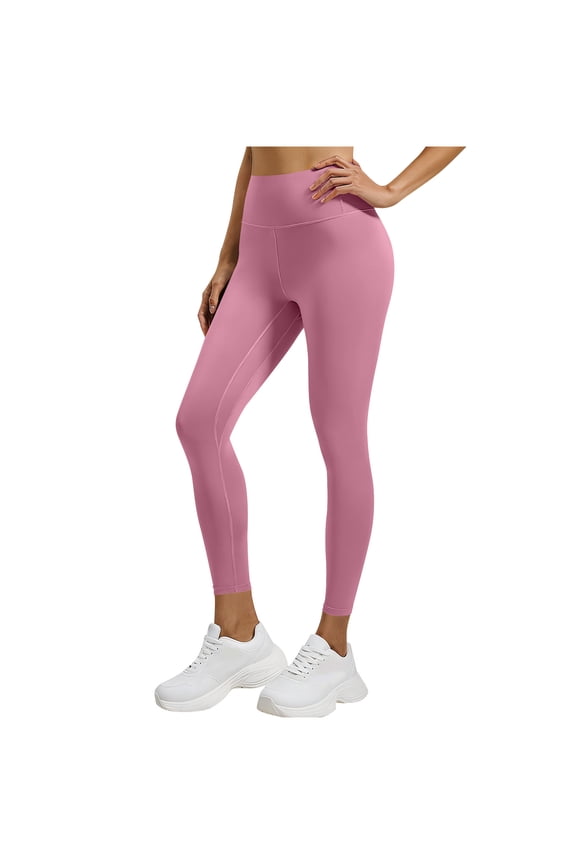 Yoga Leggings for Women High Waist Solid Color Womens Tights Lightweight Workout Joggers Casual Athletic Running Leggings