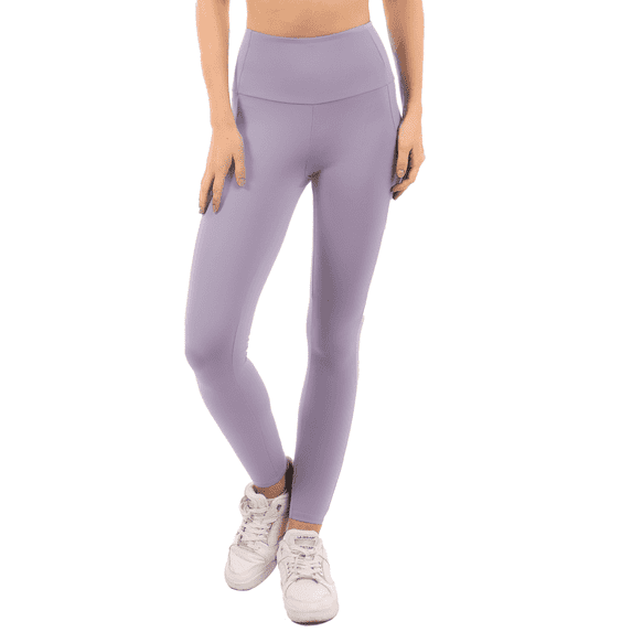 Yoga Leggings with Pockets High Waist Tummy Control Super Soft Stretchy Skinny Workout Yoga Pants 28" Lavender Small