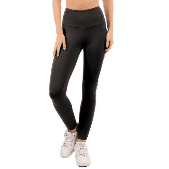 Yoga Leggings with Pockets High Waist Tummy Control Super Soft Stretchy Workout Yoga Pants 25" Black 1X