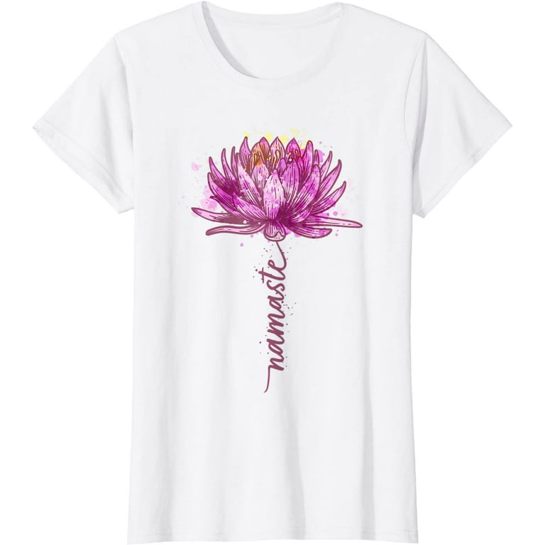 Yoga Lotus Flower T-Shirt Yoga Lotus Flower T-Shirt
