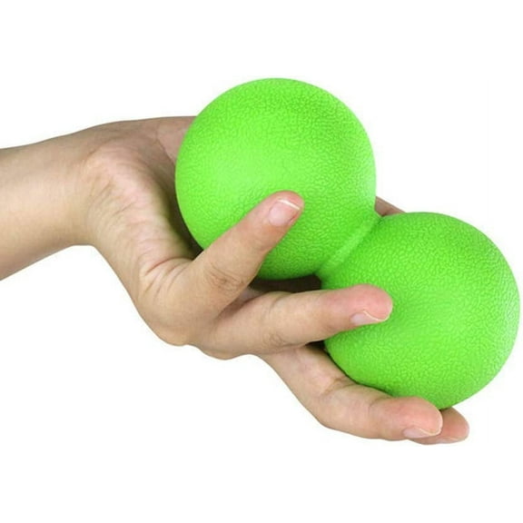 Yoga Massage Bal,Peanut Ball, Best Trigger Point Ball, Myofascial Release, Release, Massage Balls for Foot, Massage Balls for Back, Trigger Point Therapy Balls. (Green)