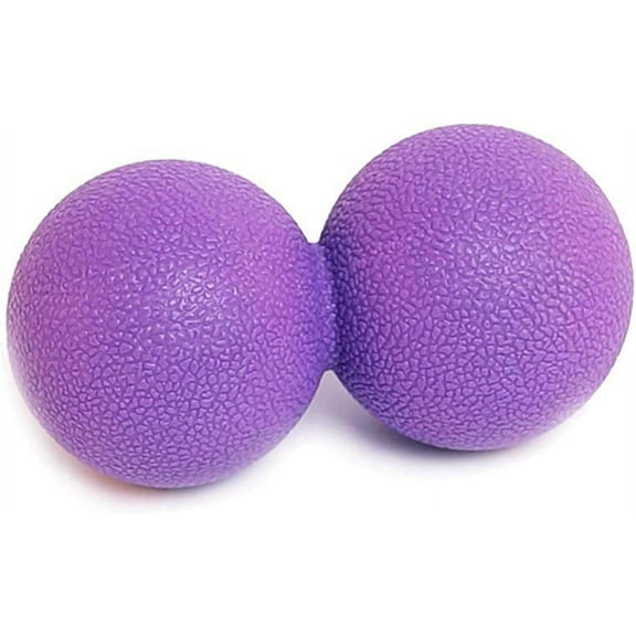 Yoga Massage Ball,Peanut Ball, Best Trigger Point Ball, Myofascial Release, Release, Massage Balls for Foot, Massage Balls for Back, Trigger Point Therapy Balls. (Purple Peanut Ball)
