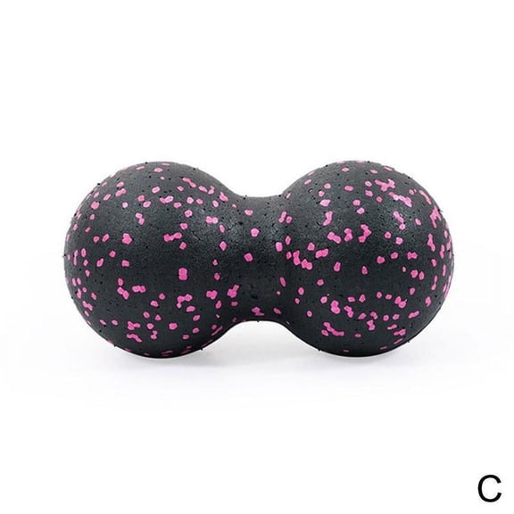 Yoga Massage Roller Ball Peanut Double Spiky Ball Myofascial Balls For Plantar Pain Back Relief Foot Mobility Fasciitis