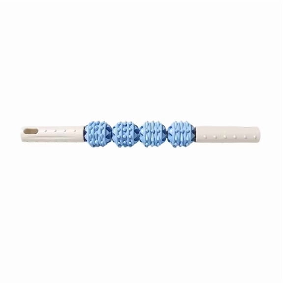 Yoga Massage Stick Mace Design for Deep Muscle Relief - Portable Foam Roller Stick for Back Shoulders Legs - Eco-Friendly Muscle Recovery Tool for Home Gym Travel