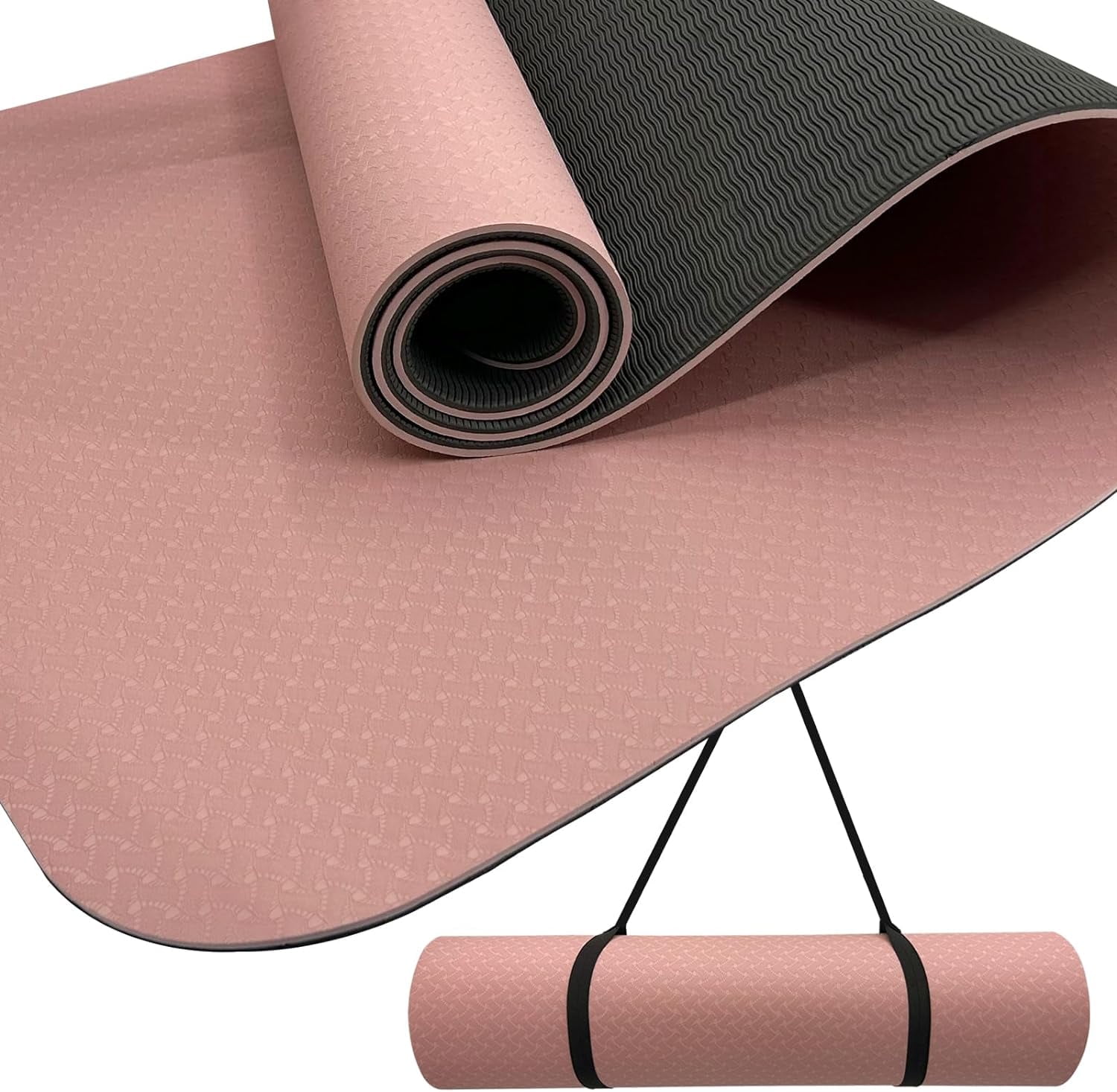 Yoga Mat 8mm Thick TPE Yoga Mats 72x24 Non Slip Non Lebanon Ubuy