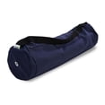 thumbnail image 1 of Natural Hemp Yoga Mat Bag with Shoulder Strap - Durable, Breathable and Lightweight Gym Bag to Carry the Extra Large Mat Size - 8" X 32", Blueberry, 1 of 8