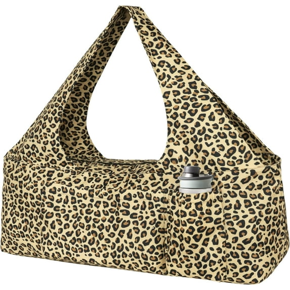 Yoga Mat Bag - Large Yoga Bag with Yoga Mat Strap, Zipper and Pockets - Yoga Bags and Carriers Fits All Your Stuff - Personalized Yoga Mat Bags for Women Fits Most Size Mats