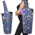 thumbnail image 1 of Yoga Mat Bag - Long Tote with Pockets - Holds More Yoga Accessories - Yoga Bag Fit Most Size Mats - Yoga Mat Carrier, 1 of 6