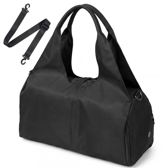 Yoga Mat Bag Portable Gym Bag with Shoes Compartment and Wet Dry Storage Pocket Yoga Tote with Adjustable Strap for Daily Travel Pilates