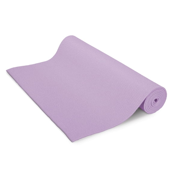 Monster Yoga Mat 72"x24" - Natural 6mm Thick Comfortable Workout Floor Mat for Kids - Foldable Yoga Mat for Yoga, Pilates, Gym and Stretching, Lavender