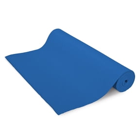 Monster Yoga Mat 72"x24" - Natural 6mm Thick Comfortable Workout Floor Mat for Kids - Foldable Yoga Mat for Yoga, Pilates, Gym and Stretching, Ocean Blue