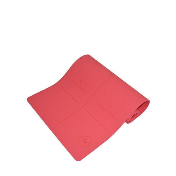 Yoga Mat Exercise Fitness Mat - 1/4 Inch Thick Eco Friendly Yoga Mat Pad with Carrying Strap and Mesh Bag - High Density Padding Non-Slip Workout Mat for Yoga, Pilates & Floor Exercises