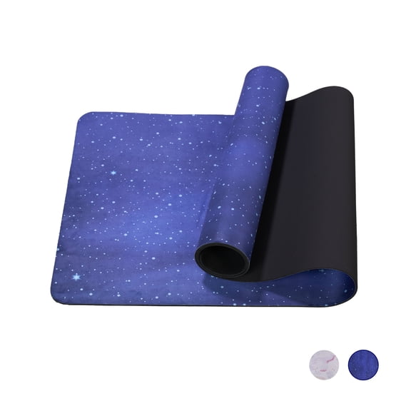 Yoga Mat, Exercise Yoga Mat Print with Non-Slip Design, Professional TPE Exericise Mat, 72" x 24" Multi-Purpose Workout Mat for Women, Pilates Fitness and Floor Exercises