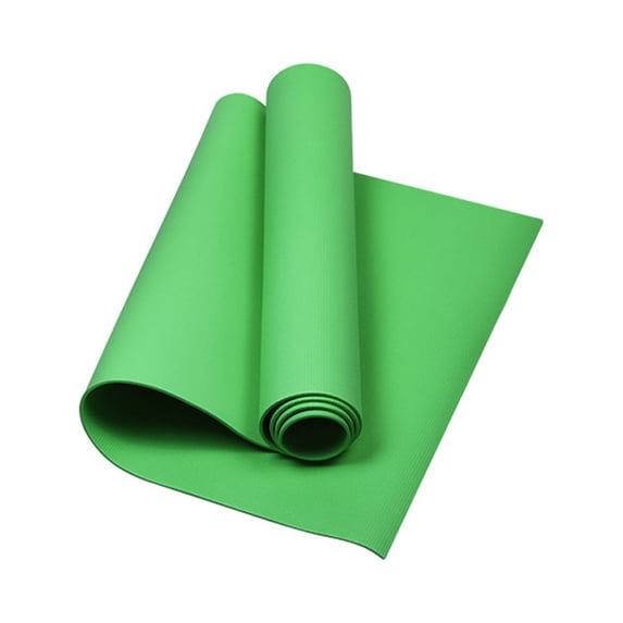 Yoga Mat For Fitness And Exercise, Non- Sports Mat For Home And Gym, Lightweight Yoga Mat For Daily Practice,Green - 61X137Cm