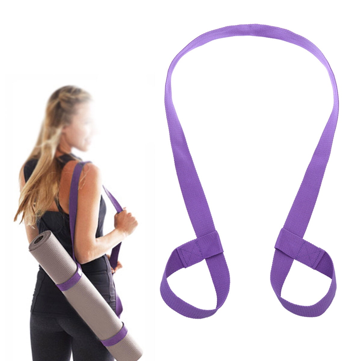 Yoga Mat Holder Strap Carrying Matte Food Bolsters Exercise Accessories