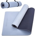 thumbnail image 1 of Yoga Mat Non Slip, Anti-Tear 1/4 Thick TPE Yoga Mats for Women and Men, 72"x24" Exercise & Fitness Mat with Carrying Strap, Workout Mats for Yoga, Pilates and Floor Exercise, 1 of 2