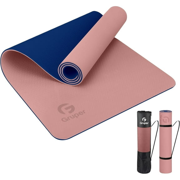Yoga Mat Non Slip, Eco Friendly Fitness Exercise Mat with Carrying Strap,Pro Yoga Mats for Women,Workout Mats for Home, Pilates and Floor Exercises