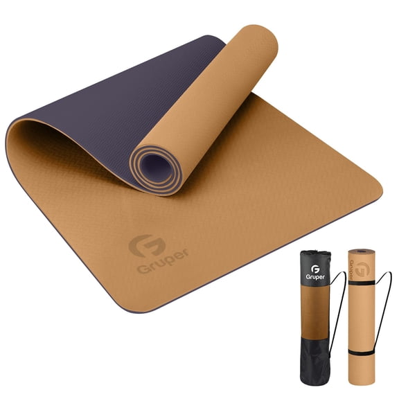 Yoga Mat Non Slip, Eco Friendly Fitness Exercise Mat with Carrying Strap,Pro Yoga Mats for Women,Workout Mats for Home, Pilates and Floor Exercises