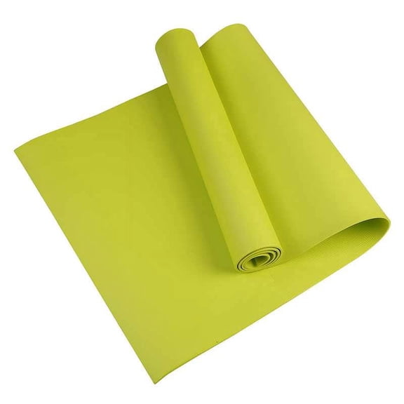 Yoga Mat Non Slip Texture Pro Eco Friendly Exercise Workout Mat with Carrying Strap 173x60x0.4cm -green-