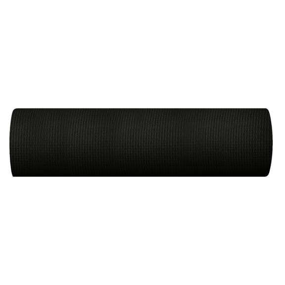 Yoga Mat Nonslip Workout Pad Thick Fitness Cushion For Pilates Home Gym(Black-173X60Cm)