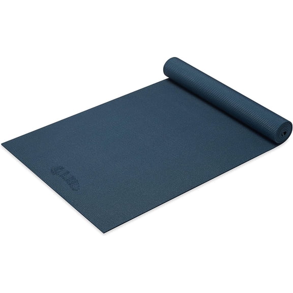 Yoga Mat - Premium 5mm Solid Thick Non Slip Exercise & Fitness Mat for All Types of Yoga, Pilates & Floor Workouts (68" x 24" x 5mm) Marine