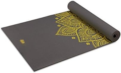Yoga Mat - Premium 6mm Print Extra Thick Non Slip Exercise & Fitness Mat for All Types of Yoga, Pilates & Floor Workouts (68"L x 24"W x 6mm Thick)
