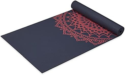 Yoga Mat - Premium 6mm Print Extra Thick Non Slip Exercise & Fitness Mat for All Types of Yoga, Pilates & Floor Workouts (68"L x 24"W x 6mm Thick)