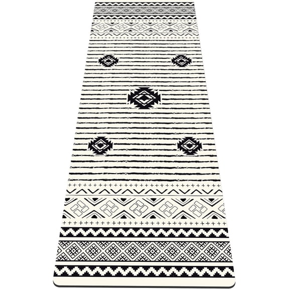 Yoga Mat Print Extra Thick Non Slip Fitness Exercise Mat with Carrying Bag,Workout Mat for Yoga, Pilates Fitness and Floor Exercises