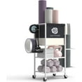 thumbnail image 1 of Yoga Mat Storage Rack，Home Gym Storage Rack Gym Workout Equipment Storage Organizer Fitness Weight Rack on Wheels for Yoga Mat,Yoga Block,Foam Roller,Resistance Band,Dumbbell,Kettlebell, 1 of 7