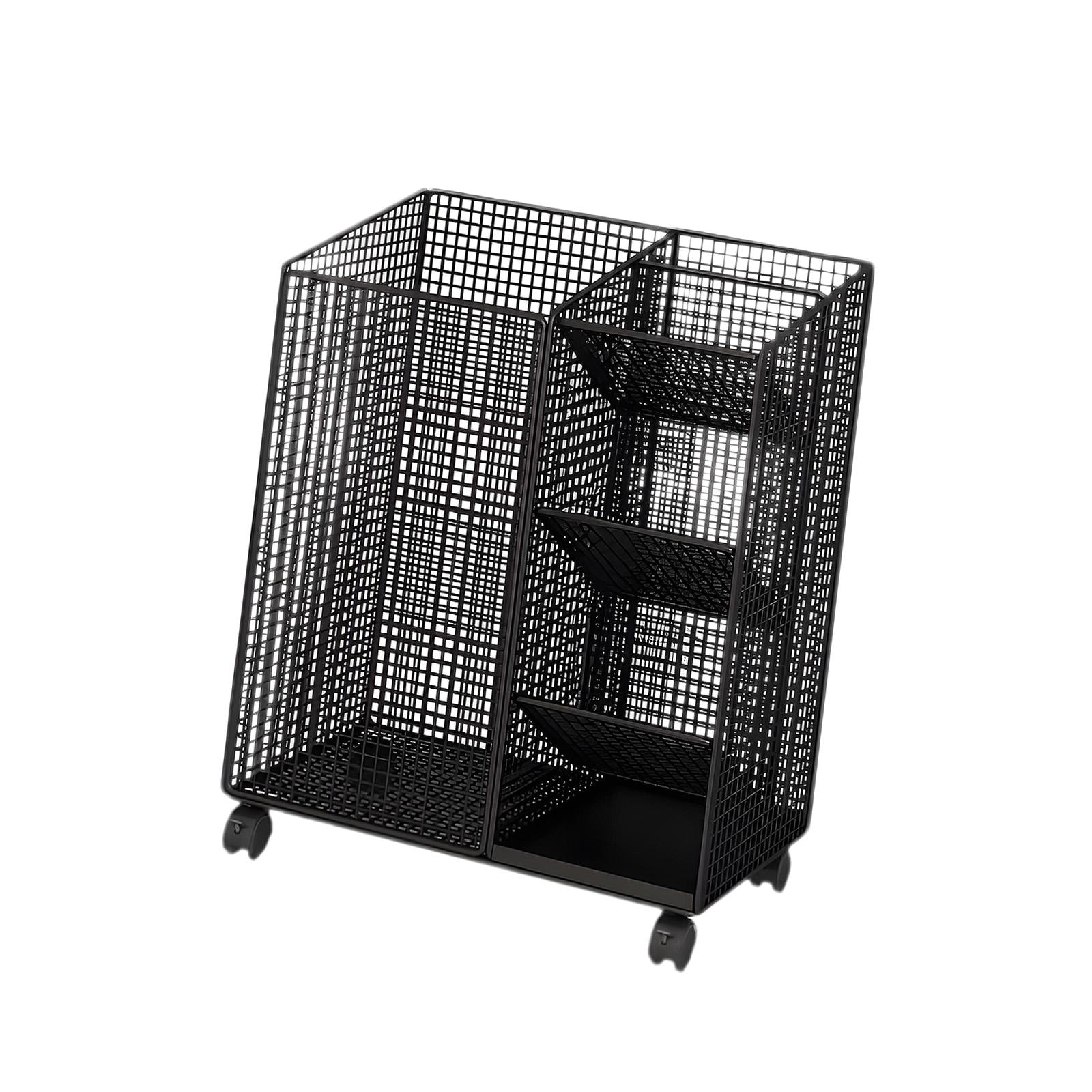 Yoga Mat Storage Rack Sports Equipment Organizer Home Gym Storage Large Capacity Iron for Dumbbells Foam Rollers