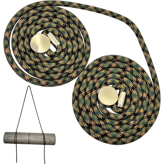Yoga Mat Strap - 8MM Adjustable Paracord Carrier for Carrying Yoga Mats, Camping Pads & Blankets (Strap Only)