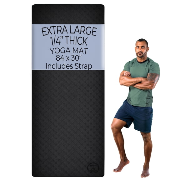 Yoga Mat Thick Wide and Long. 84x30 Workout Mat