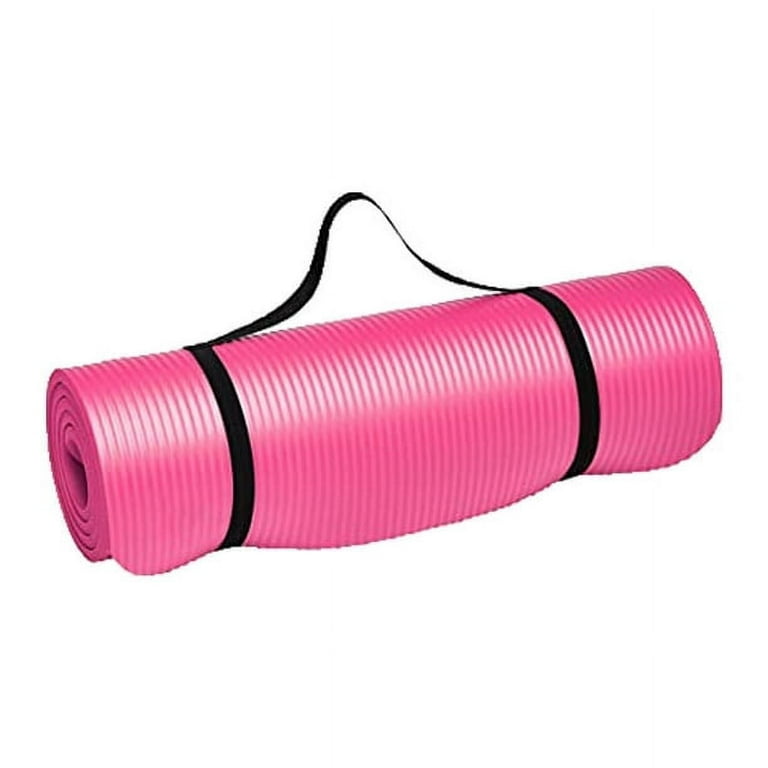 Yoga Mat Thick, Yoga Set for Home Workouts, 1/2 Inch Thick Yoga