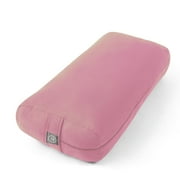 Yoga Meditation Cushion, 25" x 12" Rectangular Bolster with Removable Cover