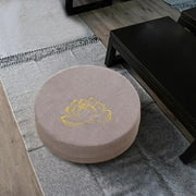 Yoga Meditation Cushion with Removable Cover Japanese Tatami Mat Meditation Accessories Floor Pillow for Yoga Living Room Holiday Gifts Gray 10cm