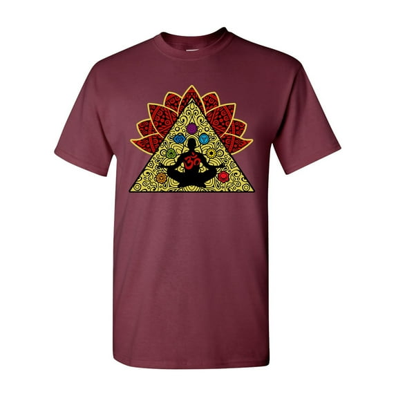 Yoga Meditation Elements Relax Energy DT Adult T-Shirt Tee